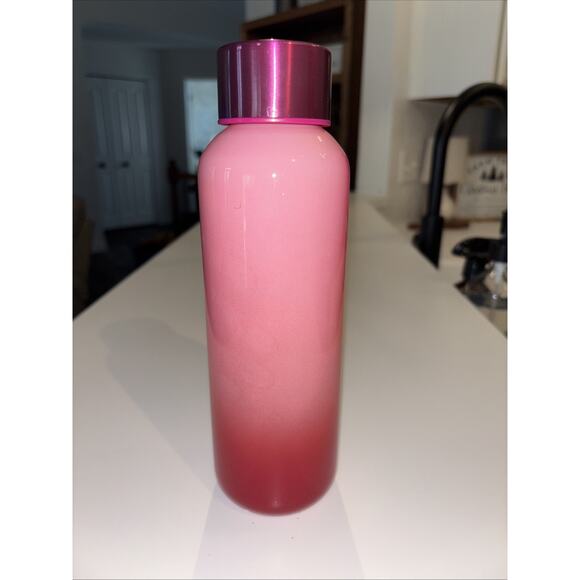 Starbucks Glass Water Bottle Ombre 2022 Pink Gradient 20oz Tumbler Cup - Picture 2 of 4